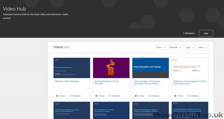 Introducing: Microsoft Tech Community Video Hub – The thoughtstuff Blog