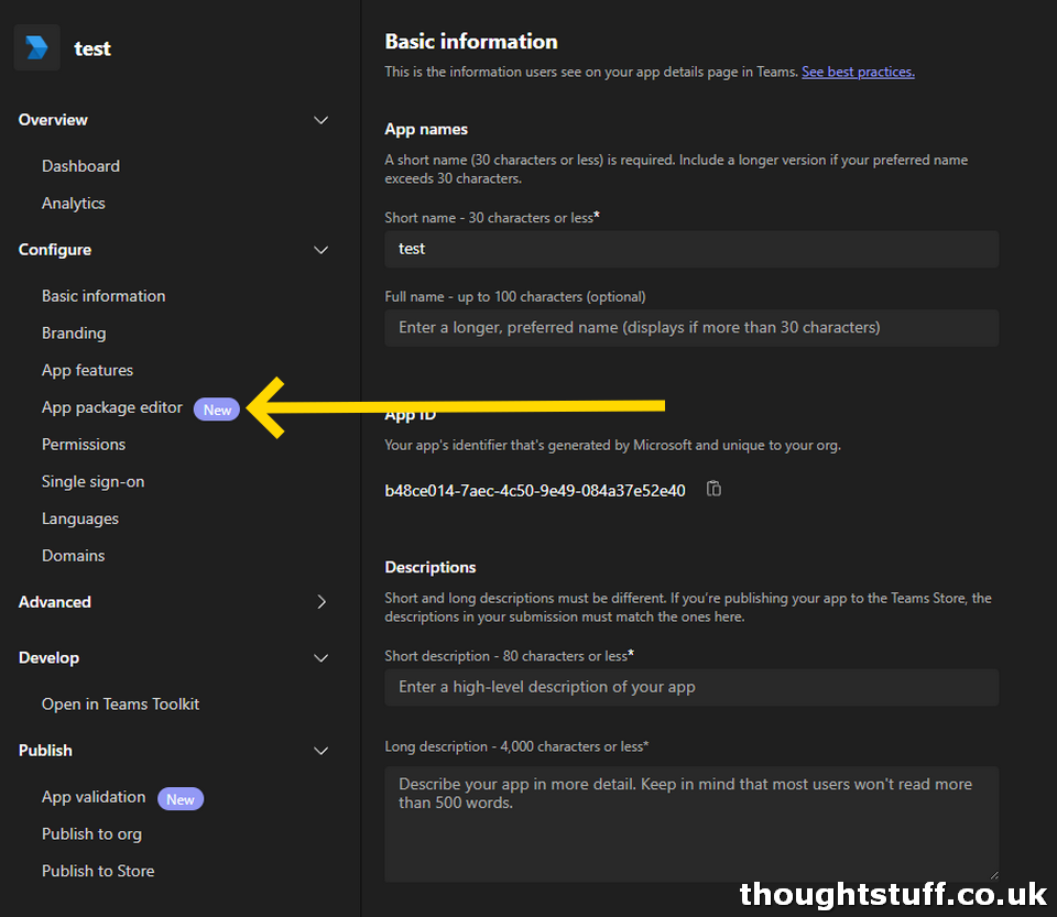 Microsoft Teams Developer Portal App Manager gets new package editor ...